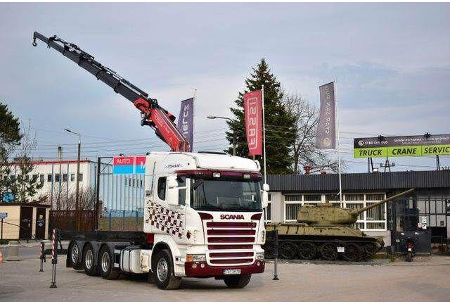 Scania R 480 8x4 FASSI 455 EURO 5 KRAN CRAN - Cabeza tractora: foto 1 Scania R 480 8x4 FASSI 455 EURO 5 KRAN CRAN - Cabeza tractora: foto 1
