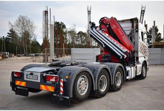 Cabeza tractora Scania R 480 8x4 FASSI 455 EURO 5 KRAN CRAN: foto 10
