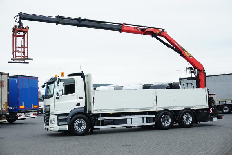 DAF CF / 480 / 6 X 2 / SKRZYNIOWY + HDS / PALFINGER PK 22 001L / OŚ - Camión caja abierta, Camión grúa: foto 4 DAF CF / 480 / 6 X 2 / SKRZYNIOWY + HDS / PALFINGER PK 22 001L / OŚ - Camión caja abierta, Camión grúa: foto 4