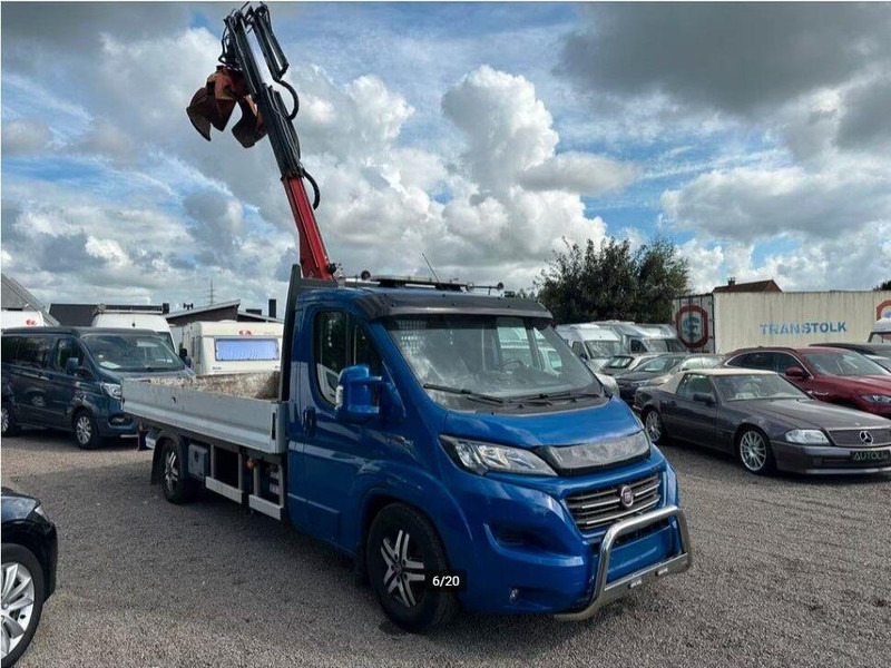 Fiat Ducato 2.3 Flatbed + crane - Camión caja abierta, Camión grúa: foto 5 Fiat Ducato 2.3 Flatbed + crane - Camión caja abierta, Camión grúa: foto 5