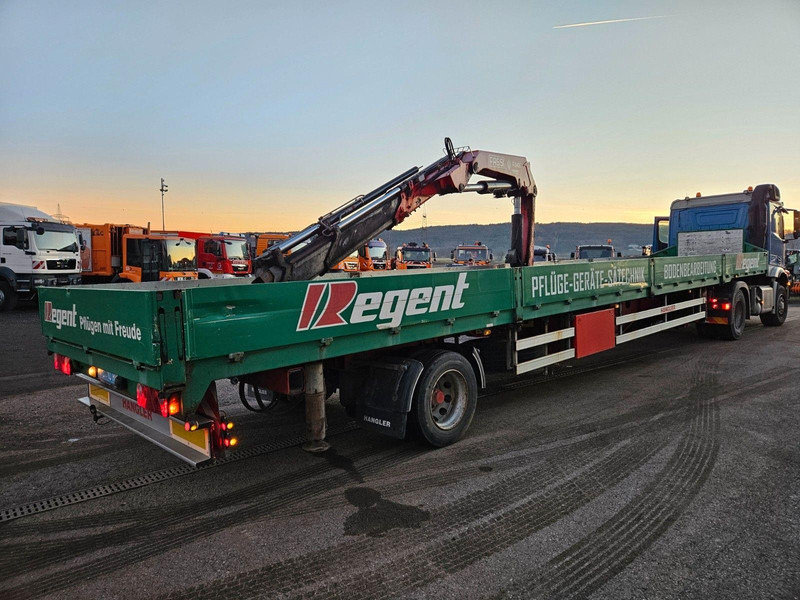 Hangler + Fassi F 240 - Semirremolque plataforma/ Caja abierta: foto 2 Hangler + Fassi F 240 - Semirremolque plataforma/ Caja abierta: foto 2