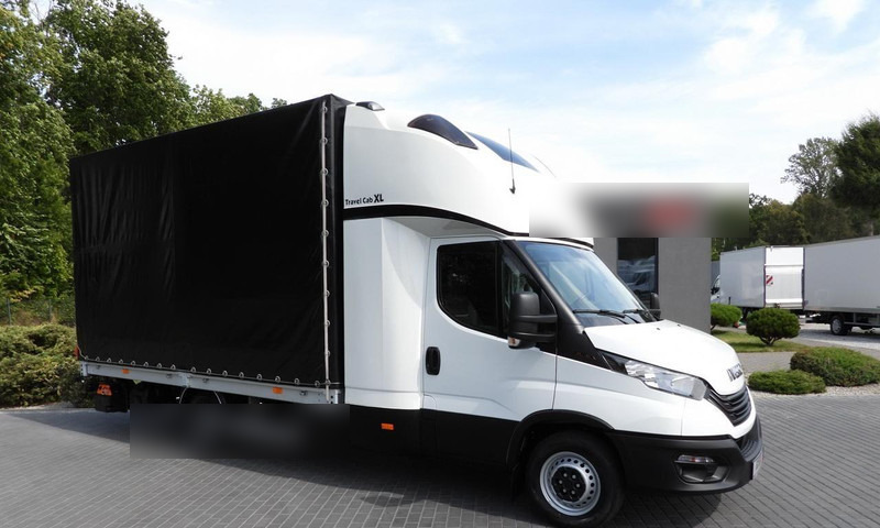 Iveco DAILY 35S18 PLANDEKA WINDA 8 PALET TEMPOMAT KLIMATYZACJA 180KM - Furgoneta con lona: foto 1 Iveco DAILY 35S18 PLANDEKA WINDA 8 PALET TEMPOMAT KLIMATYZACJA 180KM - Furgoneta con lona: foto 1