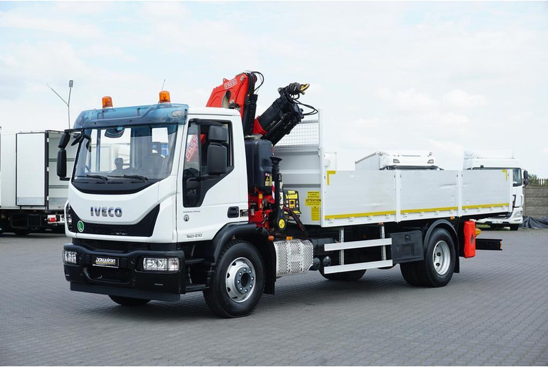 Iveco EUROCARGO / 160-21 / SKRZYNIOWY + HDS / FASSI F110 / ROTATOR / P - Furgoneta caja abierta: foto 2 Iveco EUROCARGO / 160-21 / SKRZYNIOWY + HDS / FASSI F110 / ROTATOR / P - Furgoneta caja abierta: foto 2