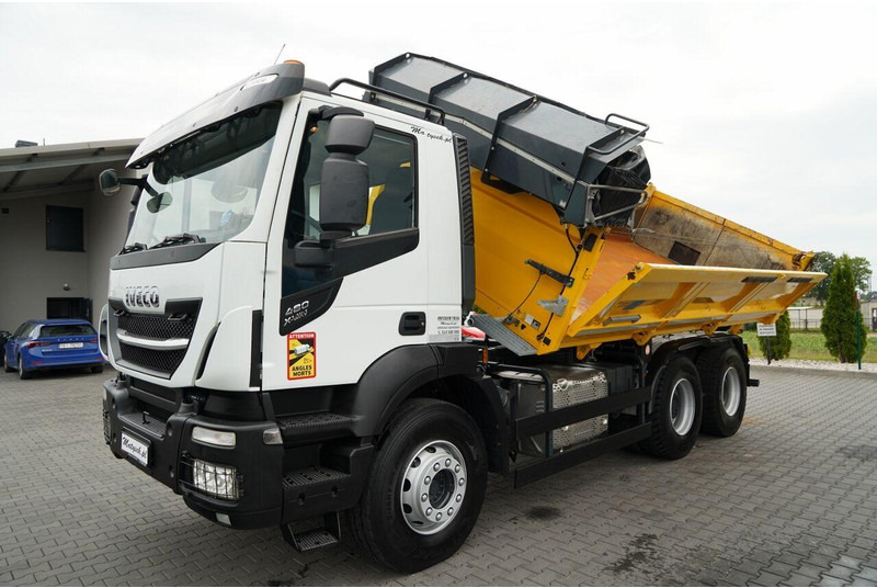 Camión volquete Iveco STRALIS X-WAY 480 / 6x4 / WYWROTKA DWUSTRONNA /  HYDROBURTA / BO: foto 12