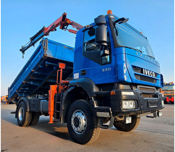 Iveco Trakker 190T33 4x4 M Tipper + Crane Atlas 120.2E - Camión volquete, Camión grúa: foto 5 Iveco Trakker 190T33 4x4 M Tipper + Crane Atlas 120.2E - Camión volquete, Camión grúa: foto 5