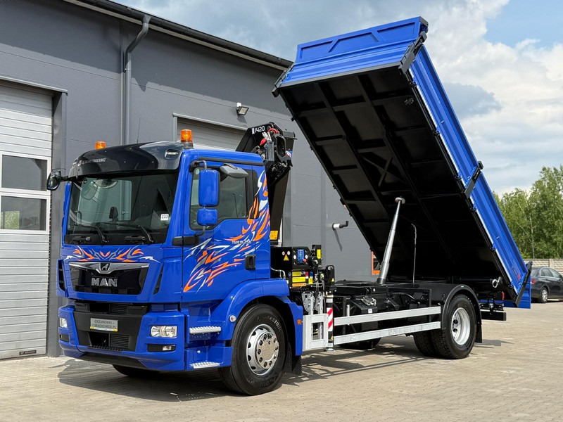 Camión volquete MAN MAN TGM TGL TGS 18.250 // E6 // wywrotka + HDS HMF z pilotem //: foto 17 Camión volquete MAN MAN TGM TGL TGS 18.250 // E6 // wywrotka + HDS HMF z pilotem //: foto 17