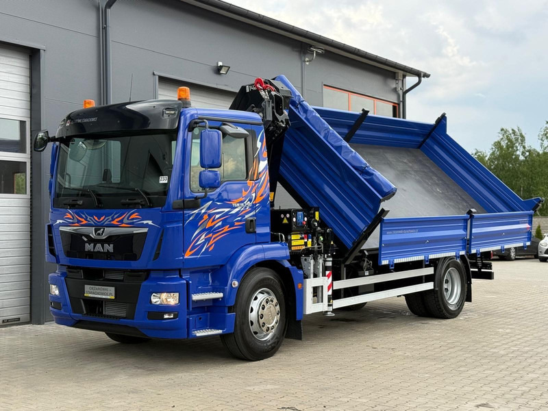 Camión volquete MAN MAN TGM TGL TGS 18.250 // E6 // wywrotka + HDS HMF z pilotem //: foto 14 Camión volquete MAN MAN TGM TGL TGS 18.250 // E6 // wywrotka + HDS HMF z pilotem //: foto 14
