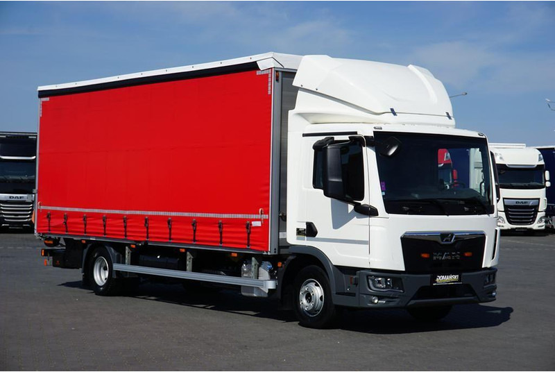 MAN TGL / 12.190 / E 6 / FIRANKA + WINDA / ŁAD. 6 525 KG / 16 PALET - Camión lona: foto 2 MAN TGL / 12.190 / E 6 / FIRANKA + WINDA / ŁAD. 6 525 KG / 16 PALET - Camión lona: foto 2