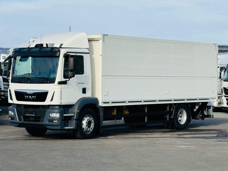 MAN TGM 18.290 L Beverage Truck + Tail Lift - Camión caja cerrada: foto 1 MAN TGM 18.290 L Beverage Truck + Tail Lift - Camión caja cerrada: foto 1