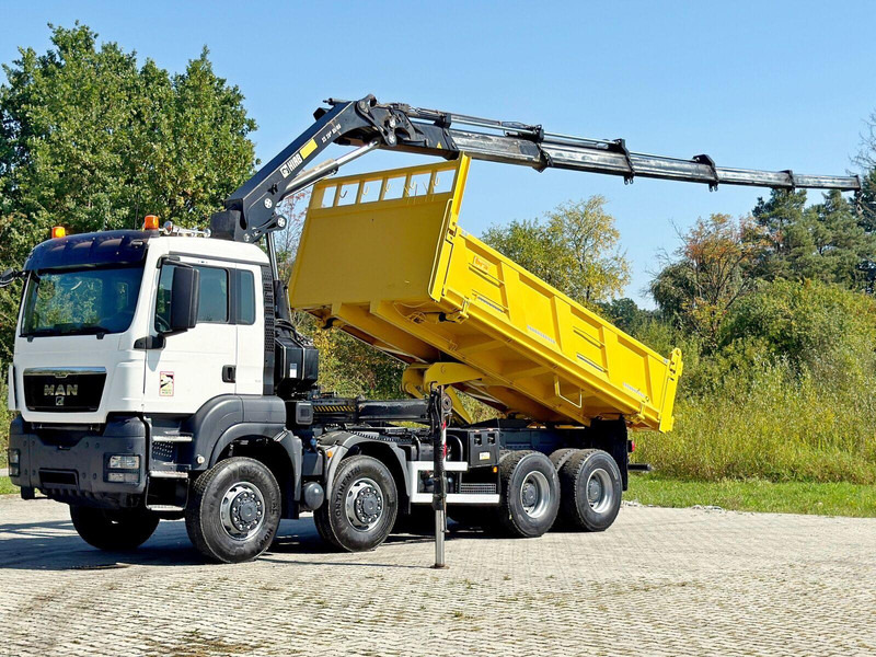 MAN TGS 32.510 * HIAB 288 EP - 5HIDUO/ FUNK * 8x8 - Camión volquete, Camión grúa: foto 2 MAN TGS 32.510 * HIAB 288 EP - 5HIDUO/ FUNK * 8x8 - Camión volquete, Camión grúa: foto 2