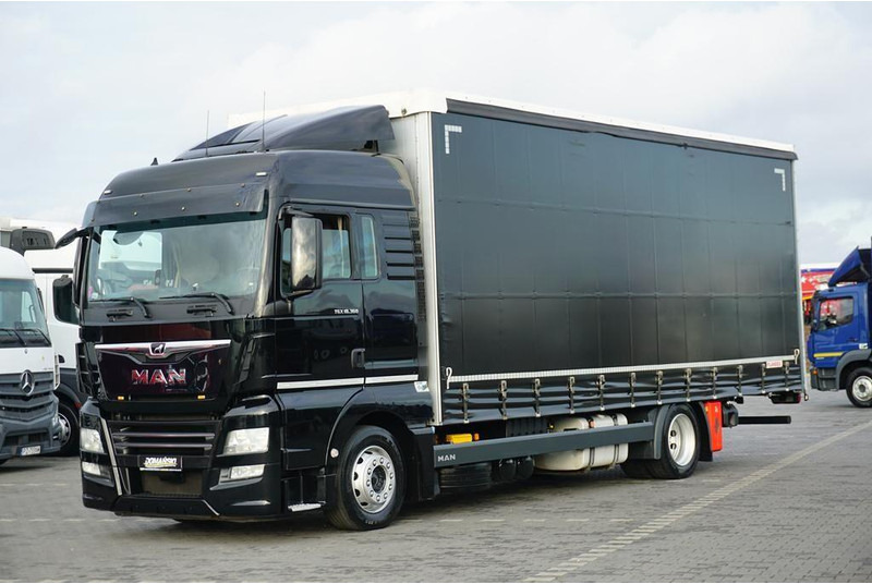 MAN TGX / 18.360 / ACC / E 6 / FIRANKA / 19 PALET / ŁAD. 7650 KG - Camión lona: foto 1 MAN TGX / 18.360 / ACC / E 6 / FIRANKA / 19 PALET / ŁAD. 7650 KG - Camión lona: foto 1