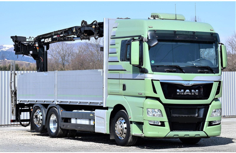 MAN TGX 26.440 Pritsche 6,60 m* ATLAS 125.2V-A12VB - Camión caja abierta, Camión grúa: foto 3 MAN TGX 26.440 Pritsche 6,60 m* ATLAS 125.2V-A12VB - Camión caja abierta, Camión grúa: foto 3