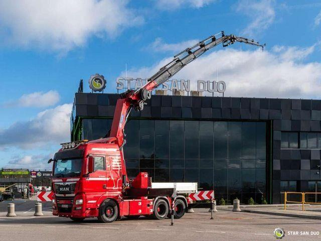 MAN TGX 28.500 6x2 HMF 5020K-RC Fly Jib Crane - Camión caja abierta, Camión grúa: foto 2 MAN TGX 28.500 6x2 HMF 5020K-RC Fly Jib Crane - Camión caja abierta, Camión grúa: foto 2
