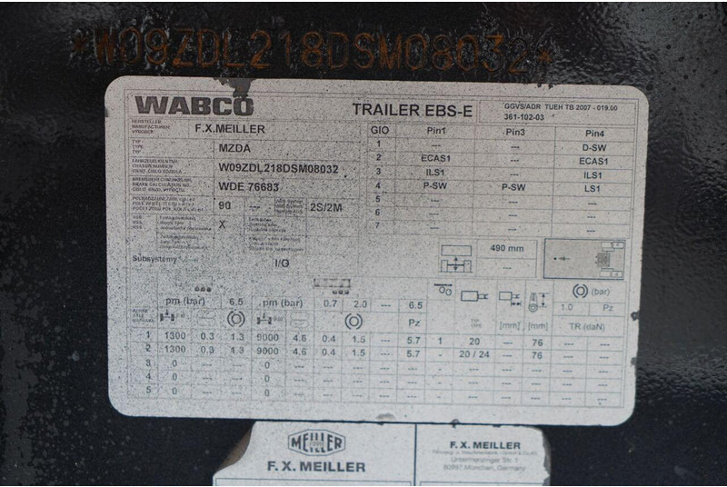 Remolque volquete Meiller WYWROTKA 3 STRONNA / PRZYCZEPA TANDEM / OŚ PODNOSZONA / SAF: foto 19