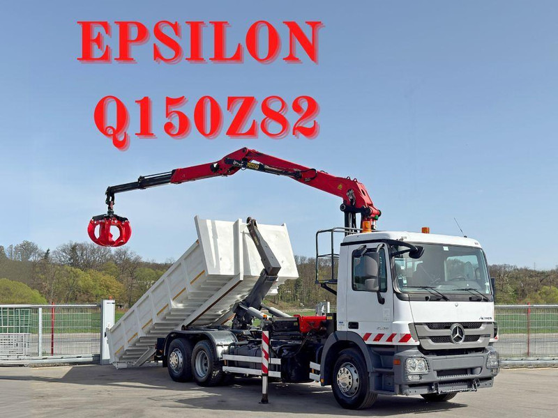 Mercedes-Benz ACTROS 2536 - Camión multibasculante, Camión grúa: foto 1 Mercedes-Benz ACTROS 2536 - Camión multibasculante, Camión grúa: foto 1