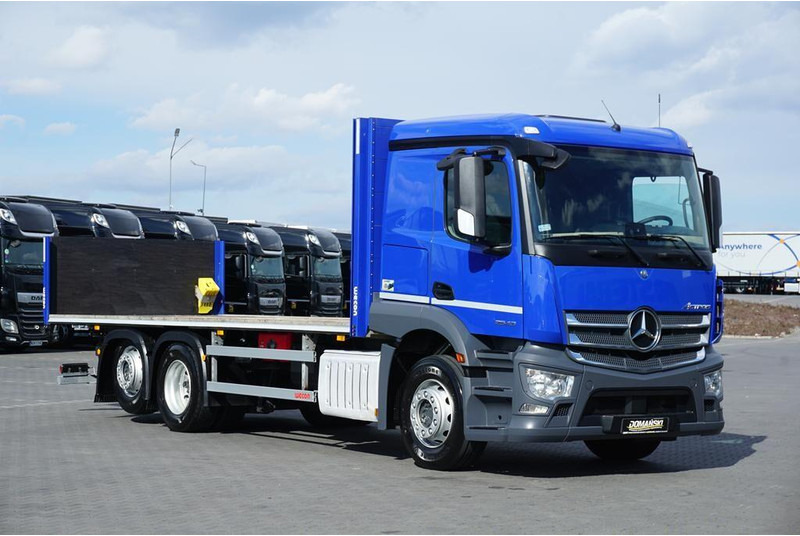 Mercedes-Benz ACTROS / 2543 / ACC / E 6 / PEŁNY ADR / PLATFORMA / ZAWIESIE POD - Camión caja abierta: foto 1 Mercedes-Benz ACTROS / 2543 / ACC / E 6 / PEŁNY ADR / PLATFORMA / ZAWIESIE POD - Camión caja abierta: foto 1