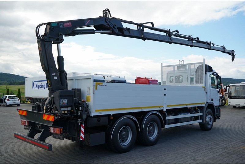 Mercedes-Benz ACTROS 2636 / 6x4 / SKRZYNIOWY 6,5 M + HDS HIAB / MOCNA PODŁOGA - Camión caja abierta, Camión grúa: foto 5 Mercedes-Benz ACTROS 2636 / 6x4 / SKRZYNIOWY 6,5 M + HDS HIAB / MOCNA PODŁOGA - Camión caja abierta, Camión grúa: foto 5