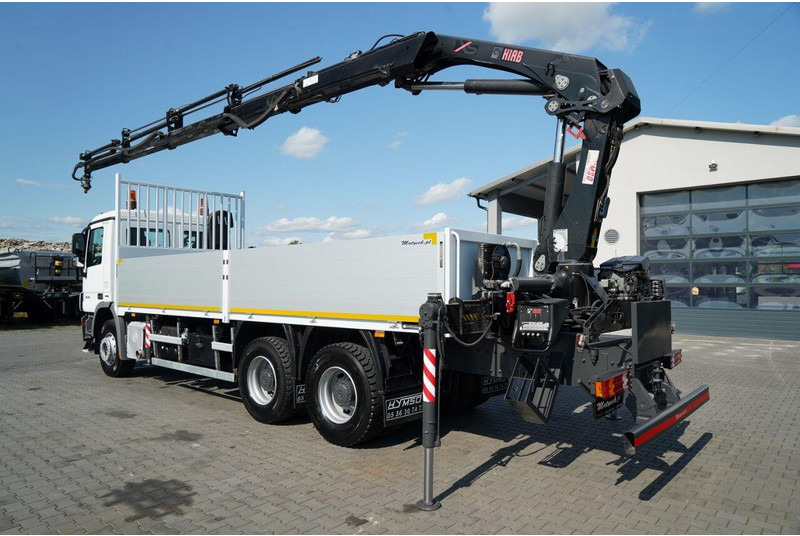 Mercedes-Benz ACTROS 2636 / 6x4 / SKRZYNIOWY 7 M + HDS HIAB - WYSÓW 12,6 M / - Camión caja abierta, Camión grúa: foto 5 Mercedes-Benz ACTROS 2636 / 6x4 / SKRZYNIOWY 7 M + HDS HIAB - WYSÓW 12,6 M / - Camión caja abierta, Camión grúa: foto 5