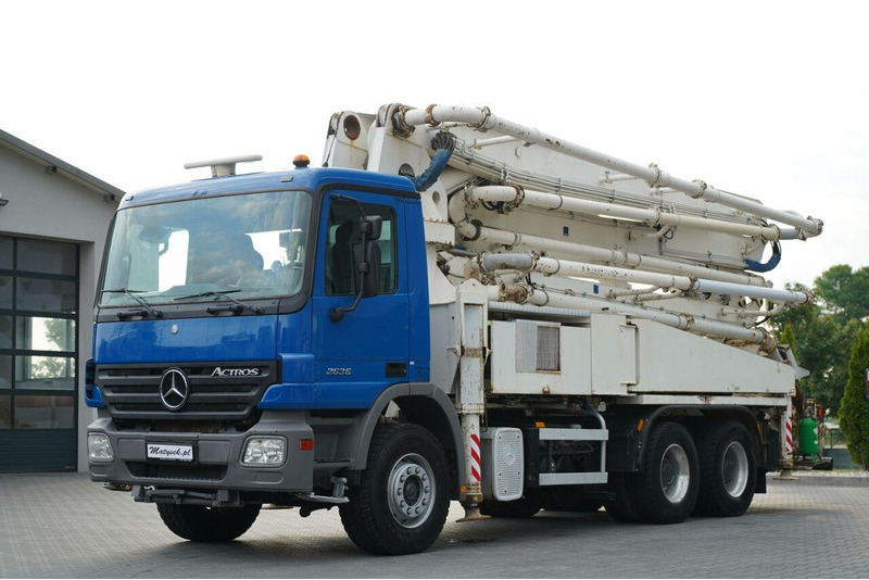 Mercedes-Benz ACTROS 2636 / POMPA SERMAC 5Z37 / 37 METRÓW / STEROWANIE RADIOW - Bomba de hormigón: foto 1 Mercedes-Benz ACTROS 2636 / POMPA SERMAC 5Z37 / 37 METRÓW / STEROWANIE RADIOW - Bomba de hormigón: foto 1