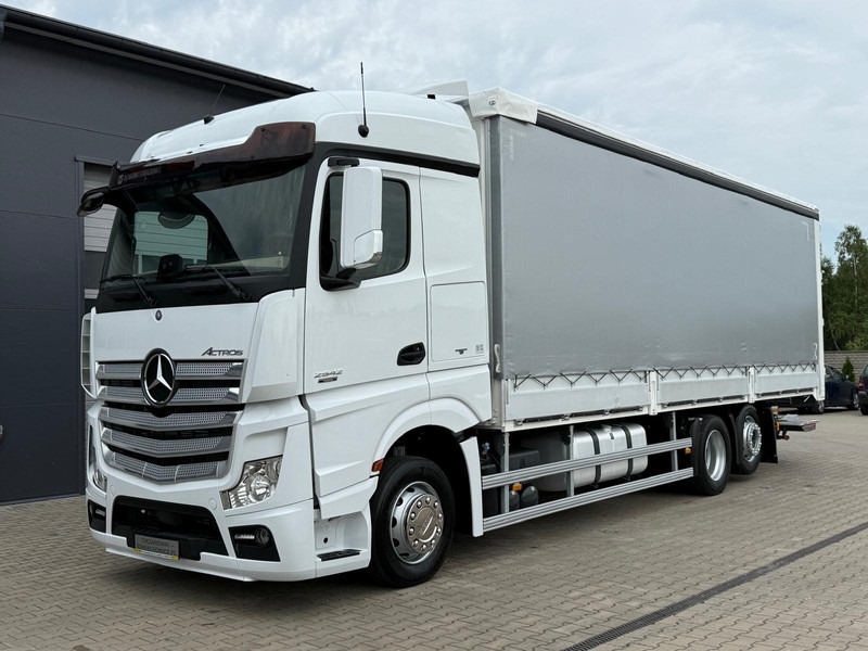 Mercedes-Benz Actros 2542 / E6 / burto-firanka 8,5 m + winda / 2 - Camión caja cerrada: foto 1 Mercedes-Benz Actros 2542 / E6 / burto-firanka 8,5 m + winda / 2 - Camión caja cerrada: foto 1