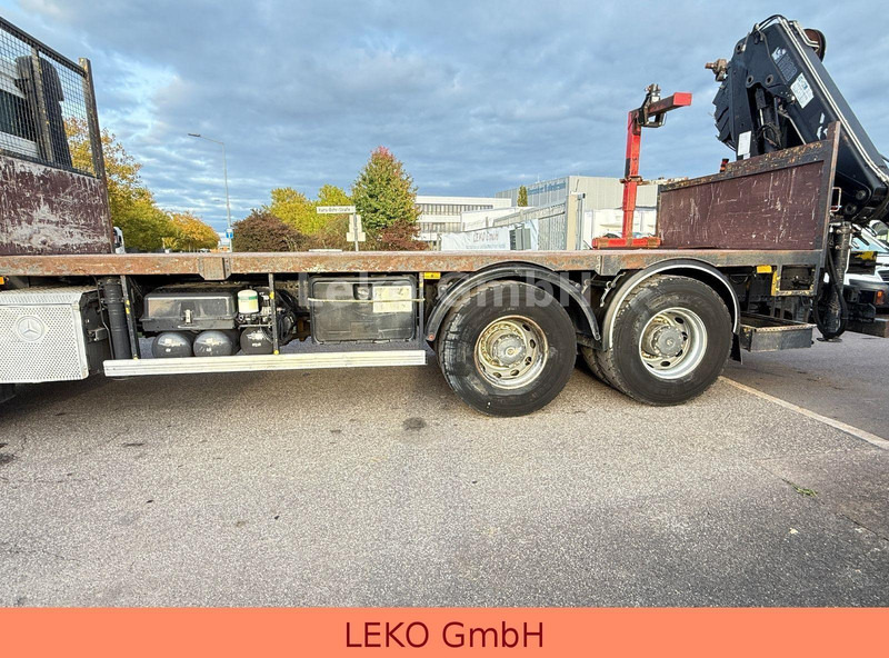 Camión caja abierta, Camión grúa Mercedes-Benz Actros 2636-Plateau Hiab Krahn: foto 14