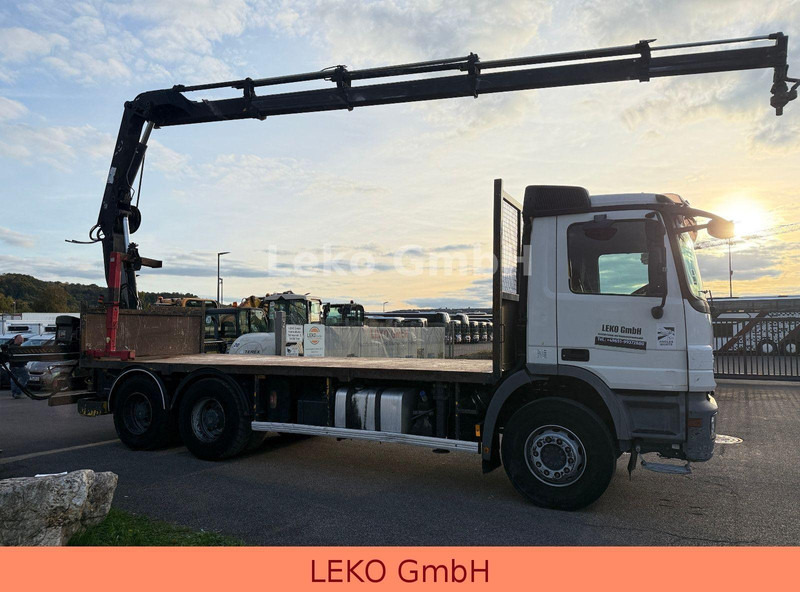 Camión caja abierta, Camión grúa Mercedes-Benz Actros 2636-Plateau Hiab Krahn: foto 8