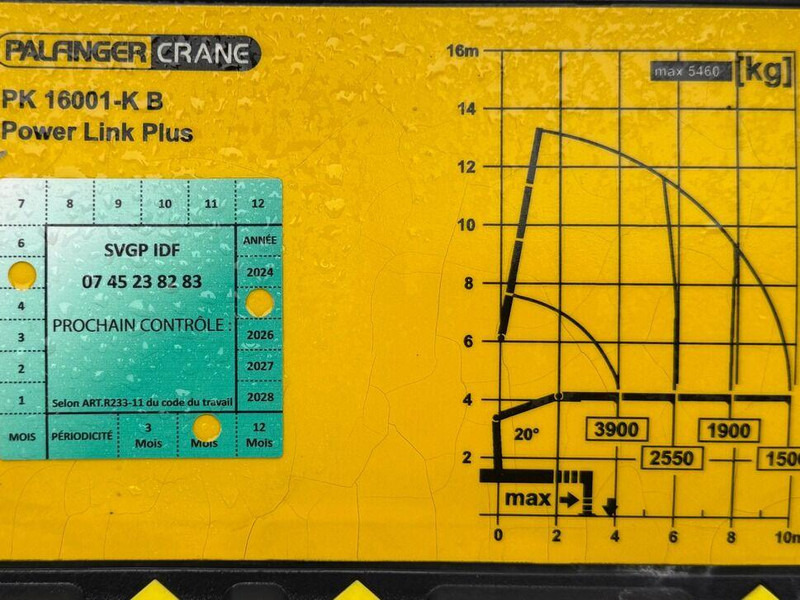 Camión volquete, Camión grúa Renault C 430 *KIPPER 5,10 m + PK 16001 - K B* 6x4: foto 9 Camión volquete, Camión grúa Renault C 430 *KIPPER 5,10 m + PK 16001 - K B* 6x4: foto 9