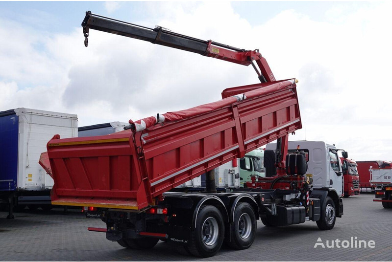 Renault LANDER 3 way tipper + crane FASSI 130 6x4 - Camión volquete, Camión grúa: foto 5 Renault LANDER 3 way tipper + crane FASSI 130 6x4 - Camión volquete, Camión grúa: foto 5