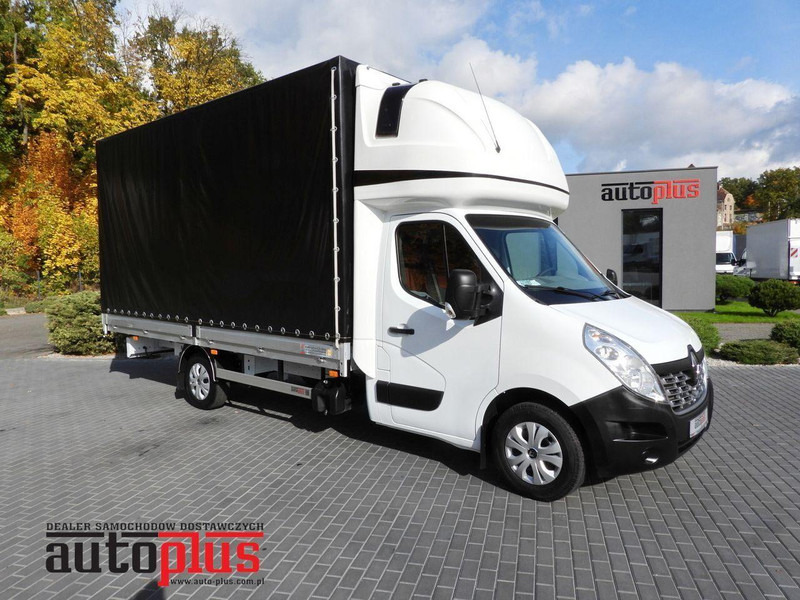 Renault MASTER PLANDEKA 10 PALET WEBASTO TEMPOMAT KLIMATYZACJA  170KM [ - Furgoneta con lona: foto 1 Renault MASTER PLANDEKA 10 PALET WEBASTO TEMPOMAT KLIMATYZACJA  170KM [ - Furgoneta con lona: foto 1
