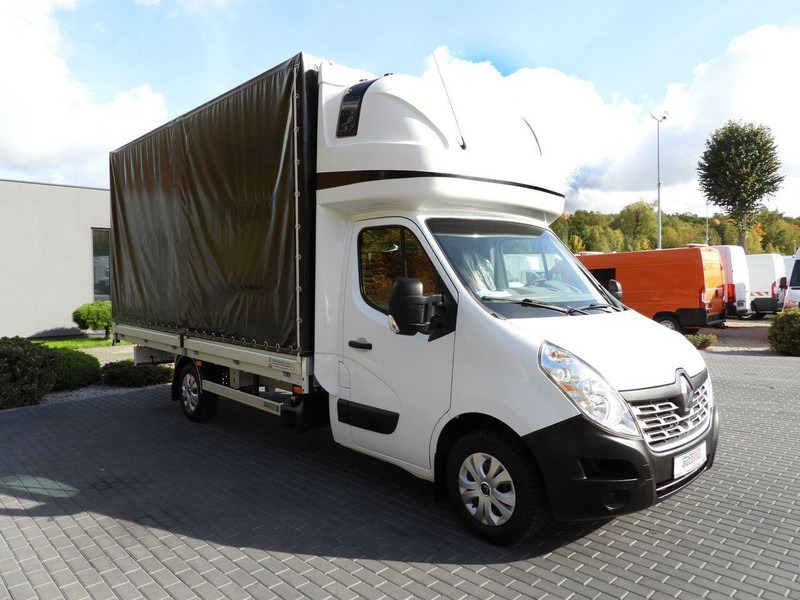 Renault MASTER PLANDEKA 10 PALET WEBASTO TEMPOMAT KLIMATYZACJA  170KM [ - Furgoneta con lona: foto 4 Renault MASTER PLANDEKA 10 PALET WEBASTO TEMPOMAT KLIMATYZACJA  170KM [ - Furgoneta con lona: foto 4