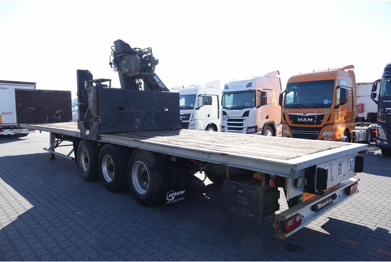 Samro NACZEPA PLATFORMA / + HDS HIAB R 150 F3 - WYSÓW : 8 METRÓW - Semirremolque plataforma/ Caja abierta: foto 4 Samro NACZEPA PLATFORMA / + HDS HIAB R 150 F3 - WYSÓW : 8 METRÓW - Semirremolque plataforma/ Caja abierta: foto 4