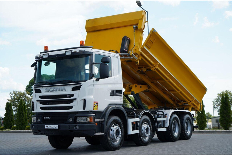 Scania G 400 / 8x4 / WYWROTKA 2 STRONNA  / BORDMATIC / MANUAL - Camión volquete: foto 1 Scania G 400 / 8x4 / WYWROTKA 2 STRONNA  / BORDMATIC / MANUAL - Camión volquete: foto 1