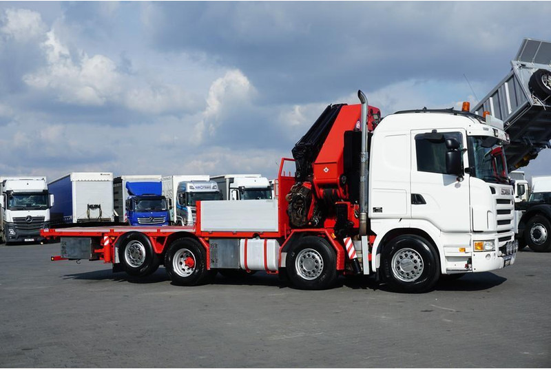 Scania G 480 / 8 X 2 / SKRZYNIOWY + HDS / HMF THOR - O K6 + JIB FJ 2000 - Camión caja abierta, Camión grúa: foto 5 Scania G 480 / 8 X 2 / SKRZYNIOWY + HDS / HMF THOR - O K6 + JIB FJ 2000 - Camión caja abierta, Camión grúa: foto 5