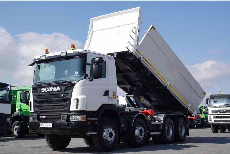Scania G 480 / 8x4 / WYWROTKA / HYDROBURTA / BORDMATIC / MANUAL - Camión volquete: foto 1 Scania G 480 / 8x4 / WYWROTKA / HYDROBURTA / BORDMATIC / MANUAL - Camión volquete: foto 1