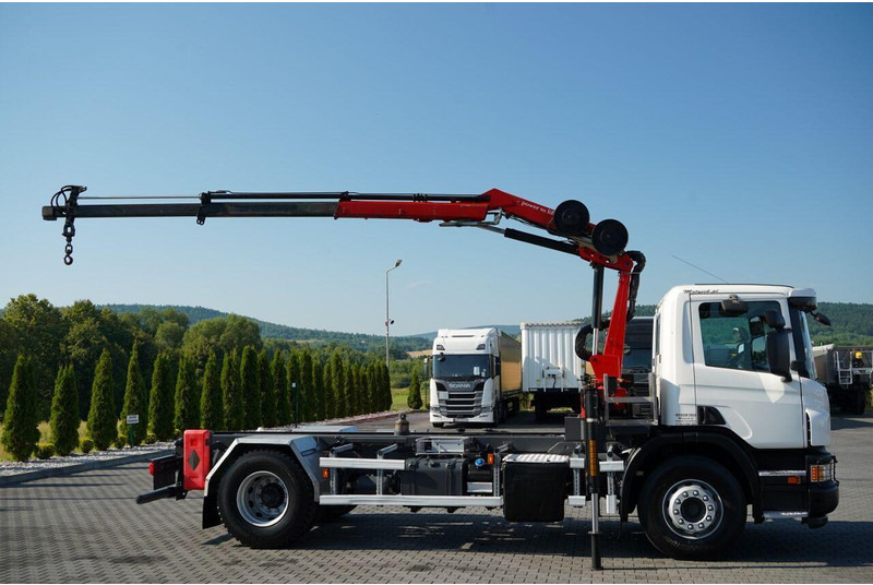 Scania P 280 / 4X2 / SIŁOWNIK DO WYWROTU / + HDS HMF 635 / UDŹWIG 1 500 - Camión volquete: foto 5 Scania P 280 / 4X2 / SIŁOWNIK DO WYWROTU / + HDS HMF 635 / UDŹWIG 1 500 - Camión volquete: foto 5