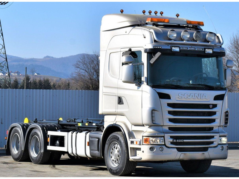 Scania R 480 Abrollkipper * 6x4 * Top Zustand ! - Camión multibasculante: foto 3 Scania R 480 Abrollkipper * 6x4 * Top Zustand ! - Camión multibasculante: foto 3