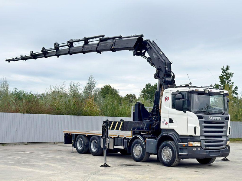 Scania R 620*PLATFORM 6,45m*HIAB 600 E - 9 + FUNK / 8x4 - Camión caja abierta, Camión grúa: foto 2 Scania R 620*PLATFORM 6,45m*HIAB 600 E - 9 + FUNK / 8x4 - Camión caja abierta, Camión grúa: foto 2