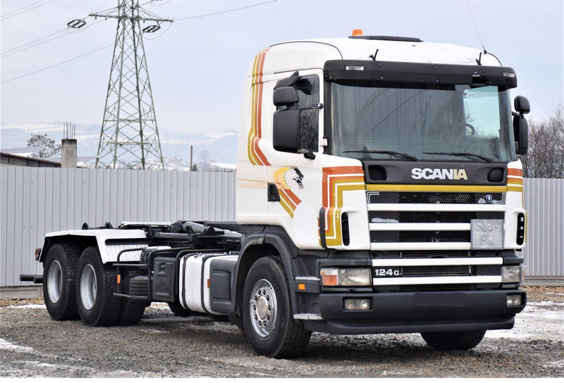 Scania R124 470 Abrollkipper * 6x2 * Motor Problem - Camión multibasculante: foto 3 Scania R124 470 Abrollkipper * 6x2 * Motor Problem - Camión multibasculante: foto 3