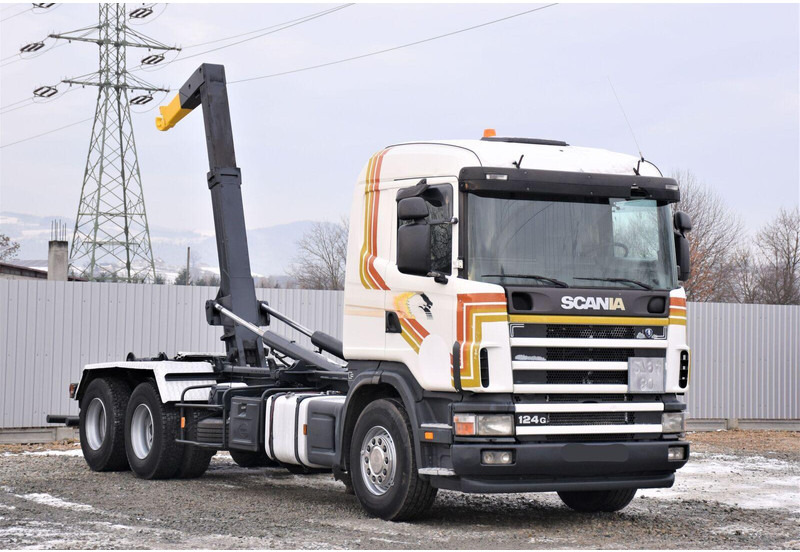 Scania R124 470 Abrollkipper * 6x2 * Motor Problem - Camión multibasculante: foto 1 Scania R124 470 Abrollkipper * 6x2 * Motor Problem - Camión multibasculante: foto 1