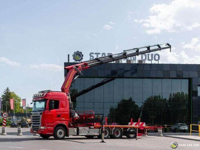 Scania R450 8x4 Palfinger PK 65002 SH HDS Crane - Camión caja abierta, Camión grúa: foto 1 Scania R450 8x4 Palfinger PK 65002 SH HDS Crane - Camión caja abierta, Camión grúa: foto 1