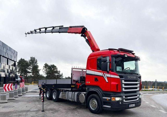 Scania R500 6x2 PALFINGER PK 29002 Crane Kran - Camión caja abierta, Camión grúa: foto 2 Scania R500 6x2 PALFINGER PK 29002 Crane Kran - Camión caja abierta, Camión grúa: foto 2