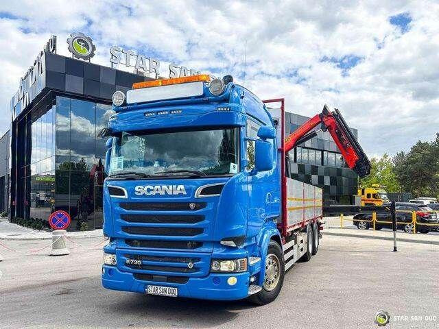 Scania R730 - Camión caja abierta, Camión grúa: foto 2 Scania R730 - Camión caja abierta, Camión grúa: foto 2