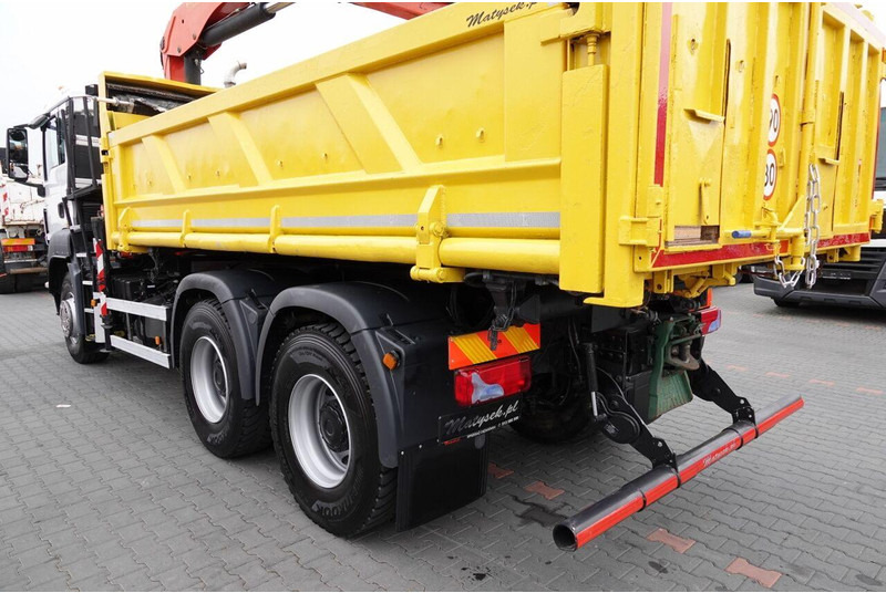 Camión volquete, Camión grúa Scania TGS 33.360 / 6x4 / WYWROTKA + HDS PALFINGER PK 15 500 wysów 10m: foto 20