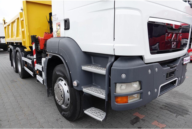 Camión volquete, Camión grúa Scania TGS 33.360 / 6x4 / WYWROTKA + HDS PALFINGER PK 15 500 wysów 10m: foto 17
