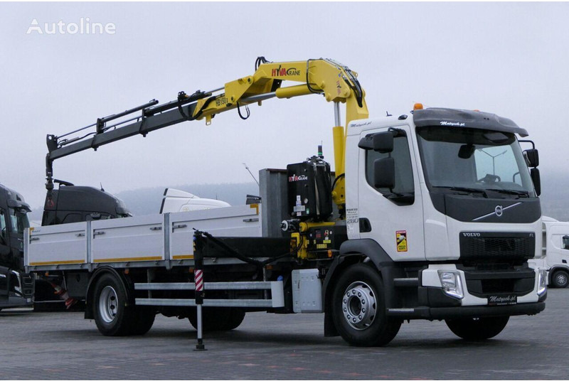 Volvo FE 280 - Camión caja abierta, Camión grúa: foto 1 Volvo FE 280 - Camión caja abierta, Camión grúa: foto 1