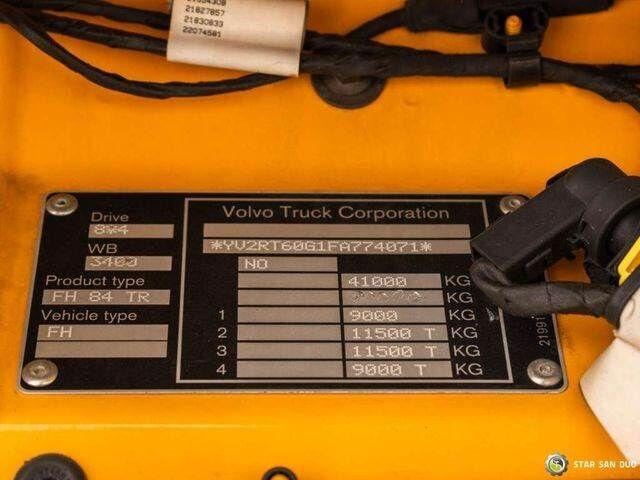 Camión caja abierta, Camión grúa Volvo FH 540 8x4 HMF 6020 Fly Jib Winch: foto 18