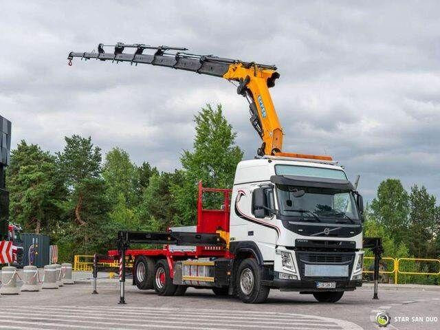 Volvo FM 450 6x2 EFFER 395/8S Euro 6 Crane Winch - Camión caja abierta, Camión grúa: foto 1 Volvo FM 450 6x2 EFFER 395/8S Euro 6 Crane Winch - Camión caja abierta, Camión grúa: foto 1