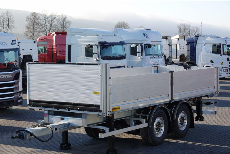 Wielton PRZYCZEPA BURTOWA / DO BUDOWLANKI / NOWA / DOSTĘPNA OD RĘKI / WA - Remolque plataforma/ Caja abierta: foto 1 Wielton PRZYCZEPA BURTOWA / DO BUDOWLANKI / NOWA / DOSTĘPNA OD RĘKI / WA - Remolque plataforma/ Caja abierta: foto 1