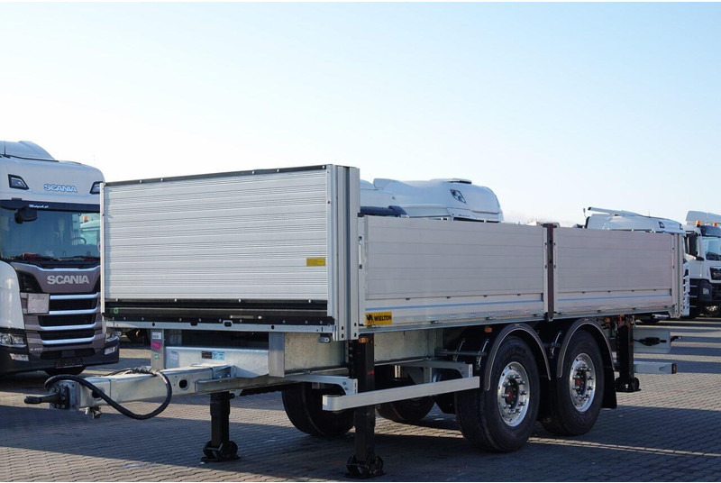 Wielton PRZYCZEPA BURTOWA / DO BUDOWLANKI / NOWA / DOSTĘPNA OD RĘKI / WA - Remolque plataforma/ Caja abierta: foto 2 Wielton PRZYCZEPA BURTOWA / DO BUDOWLANKI / NOWA / DOSTĘPNA OD RĘKI / WA - Remolque plataforma/ Caja abierta: foto 2