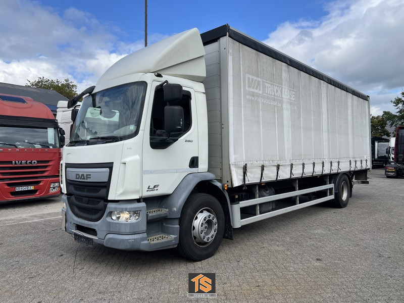 DAF FA 19T LF 280 EURO 6 - SCHUIFZEIL/GARDINEN/CURTAIN - AUTOMATIC - 19 TON - BELGIUM TRUCK - TOP! - Camión lona: foto 1 DAF FA 19T LF 280 EURO 6 - SCHUIFZEIL/GARDINEN/CURTAIN - AUTOMATIC - 19 TON - BELGIUM TRUCK - TOP! - Camión lona: foto 1